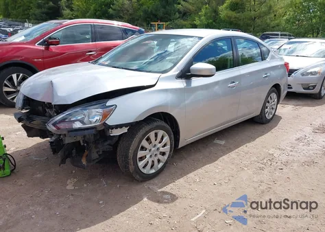 2017 Nissan Sentra Sv из США, поврежденный, VIN 3N1AB7AP7HY354265